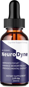 NeuroDyne Drops - Official Neurodyne Brain Health Supplement Droppers